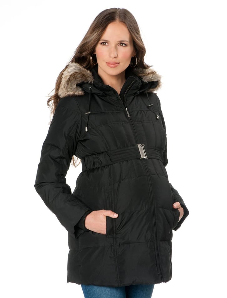 A Pea in the Pod Quilted Puffer Maternity Coat Maternity Coats For