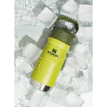 The IceFlow Flip Straw Water Bottle, 22 OZ