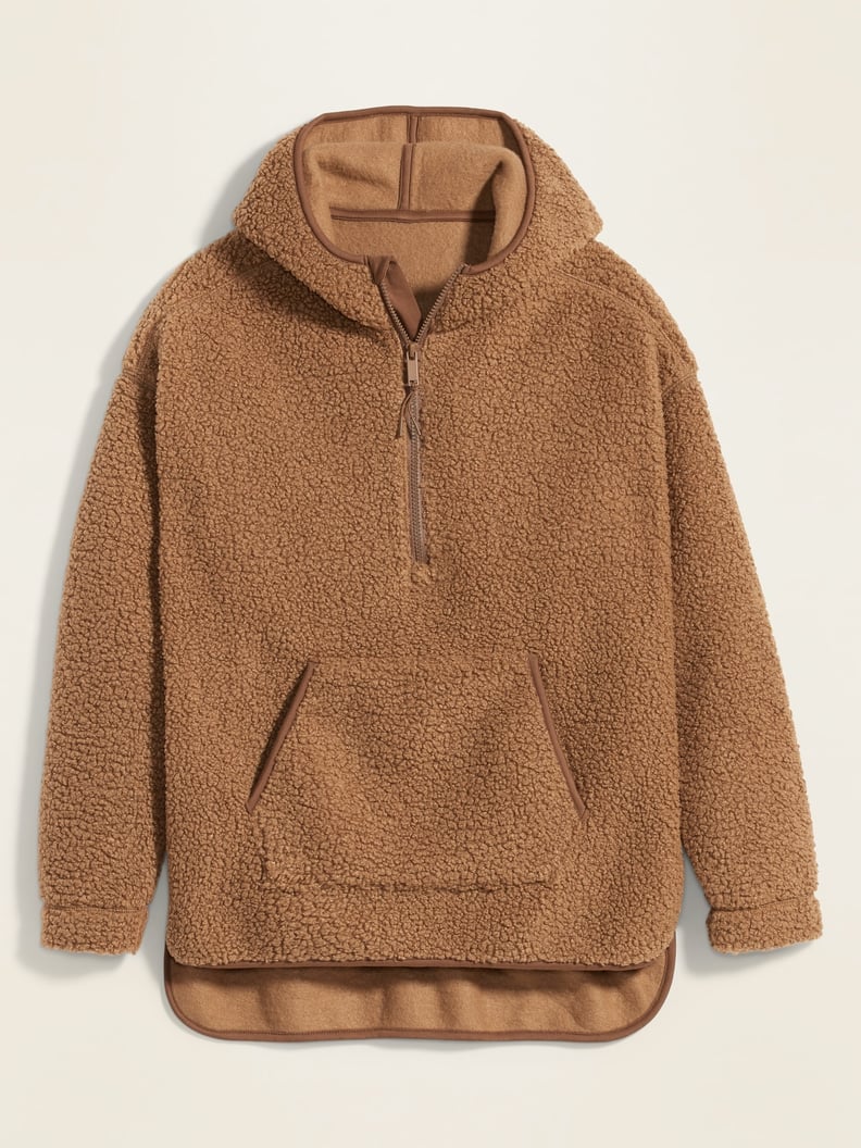 Old navy sherpa sweatshirt clearance