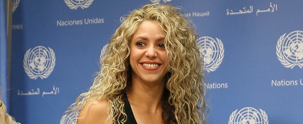 Shakira With Blond and Brown Hair September 2015