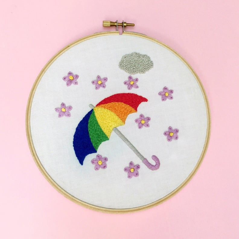 Rainbow Umbrella Needlecraft Kit