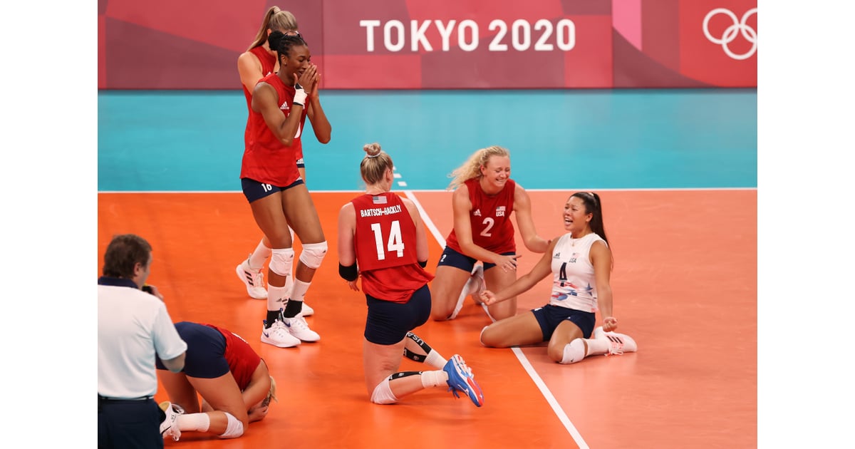 The US Women's Volleyball Team Wins Their First Olympic Gold POPSUGAR