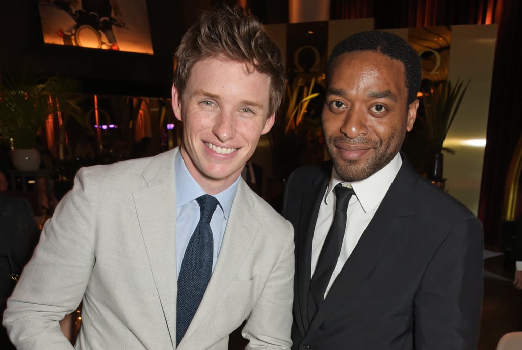 Eddie Redmayne and Chiwetel Ejiofor caught up on some post-Oscars gossip at the OMEGA dinner in 2015.