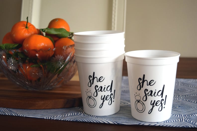 She Said Yes Cups