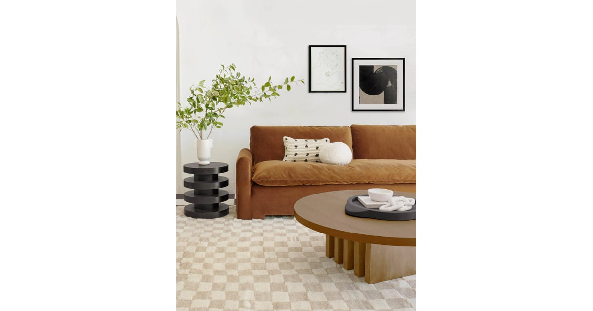 A Checkered Rug Lulu & Irregular Checkerboard Rug by Sarah
