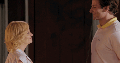 Finally, leave it up to that natural chemistry for a good night kiss.