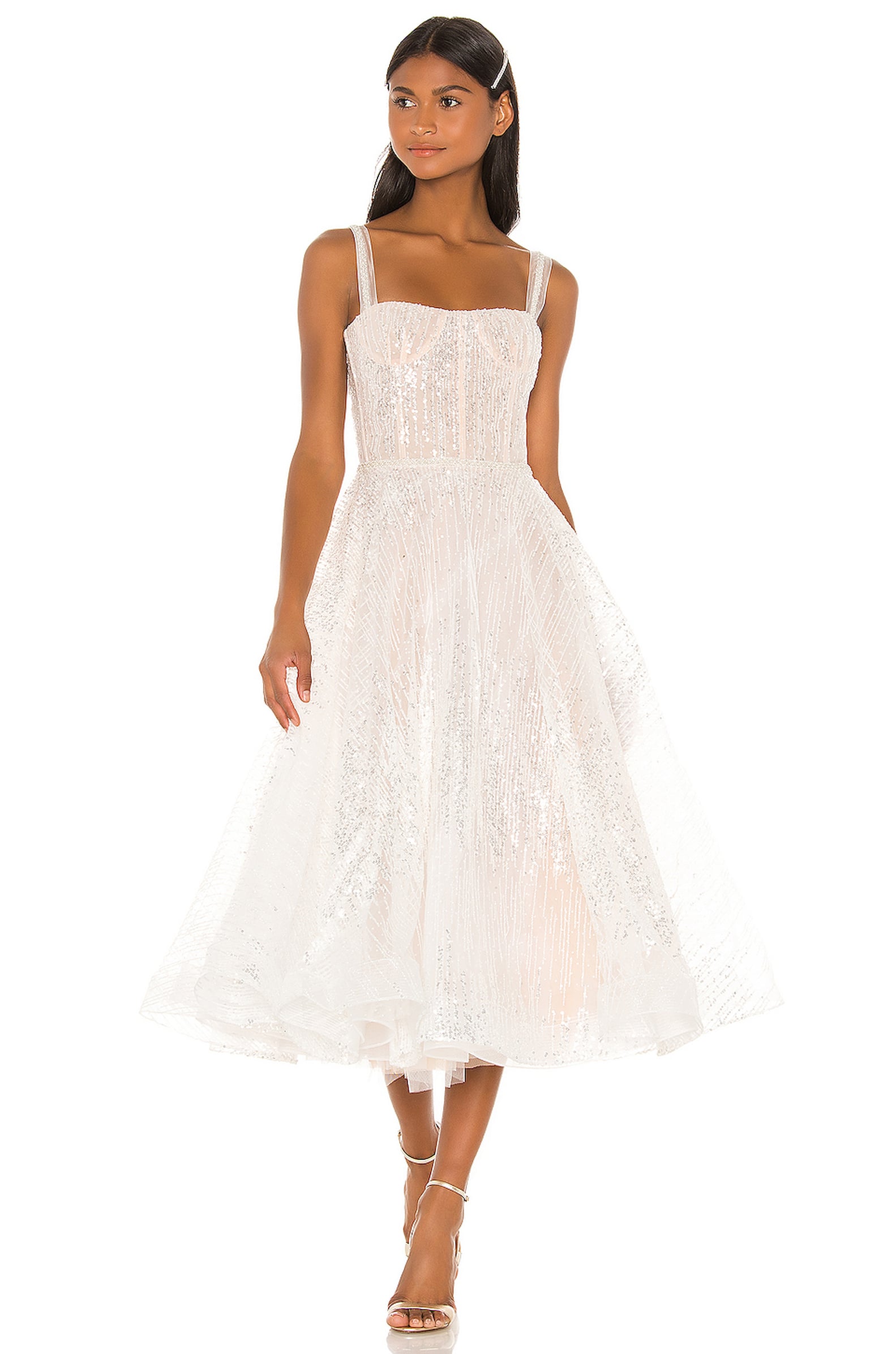 The Lace Fusions Dress (White)