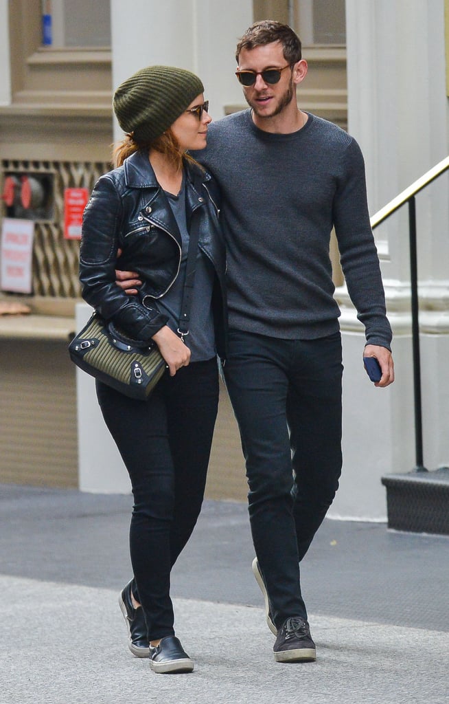 Jamie Bell and Kate Mara in NYC October 2015
