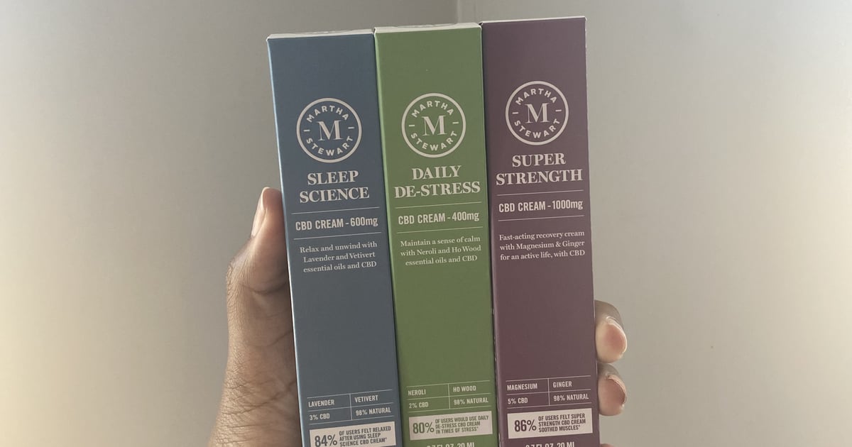 Martha Stewart CBD Wellness Topicals Body-Care Line Review