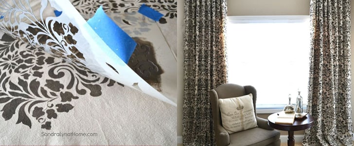 DIY Drop-Cloth Curtains