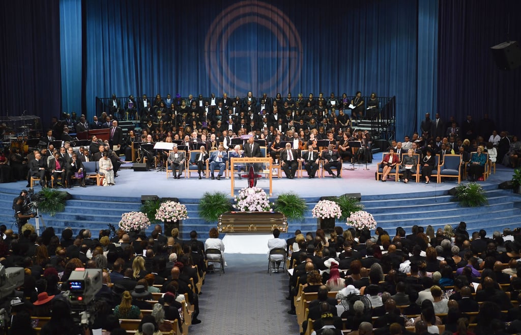 Aretha Franklin Funeral Pictures