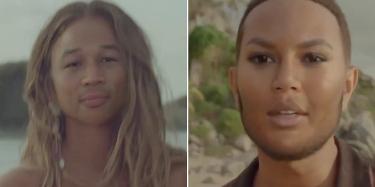 Chrissy Teigen and John Legend Swap Faces For "Wild" Video PS(01)