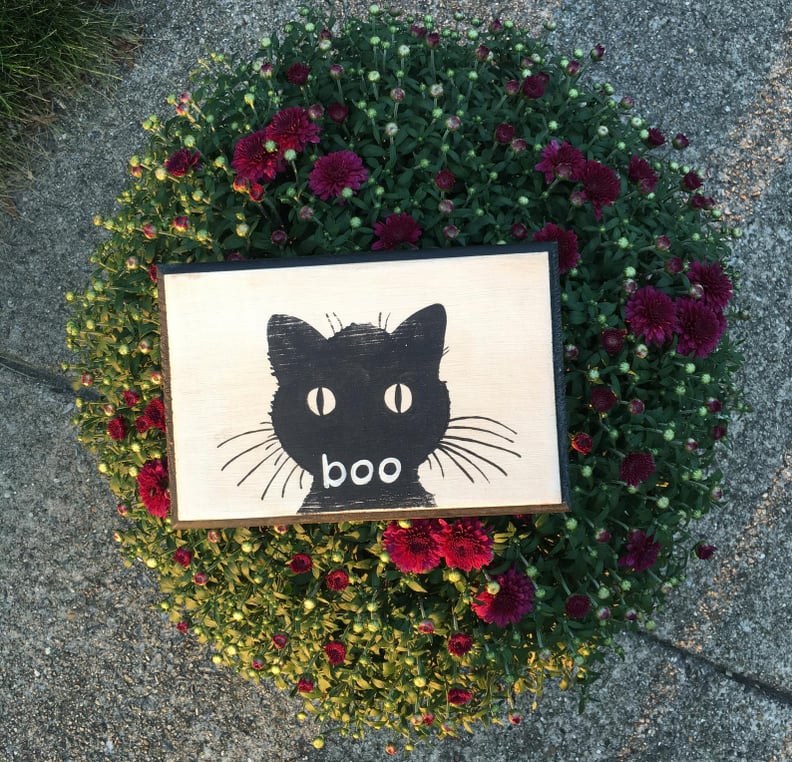 Boo Cat Sign