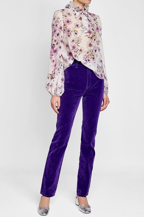 Wear the Trend: Marc Jacobs High Rise Velvet Disco Jeans