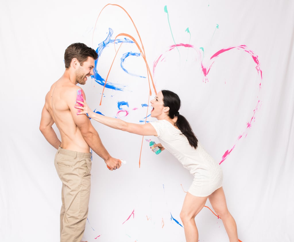 Painting Engagement Photos