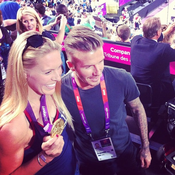 David Beckham made an appearance at Beach Volleyball. Source: Instagram user
David Beckham made an appearance at Beach Volleyball. Source: Instagram user