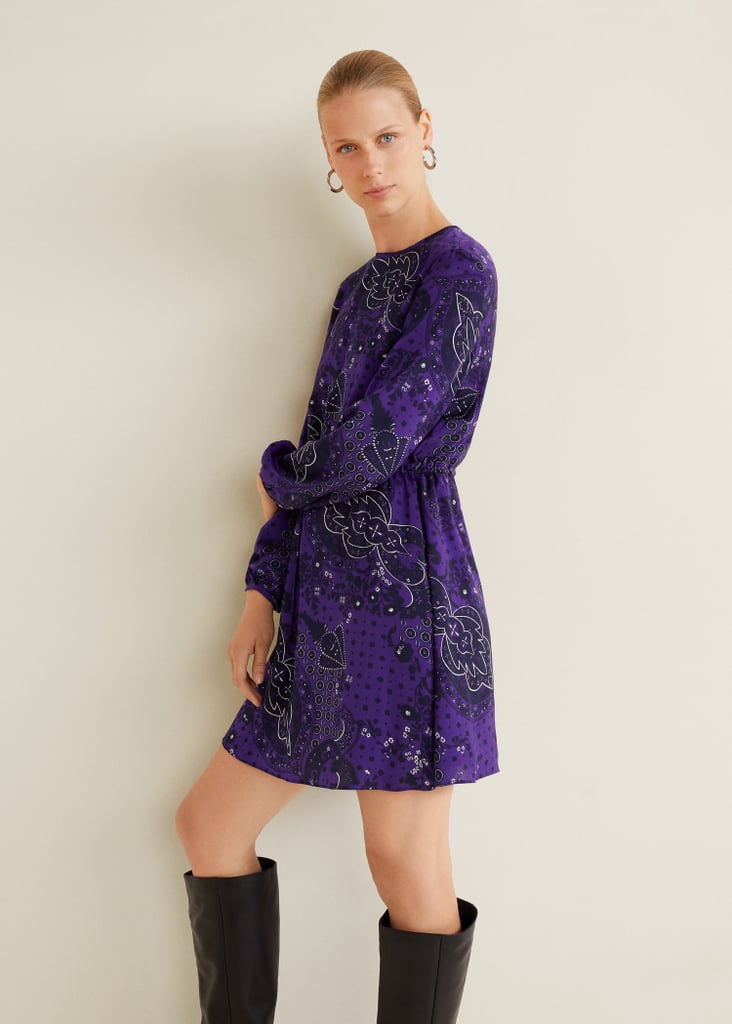 Mango Paisley Print Dress