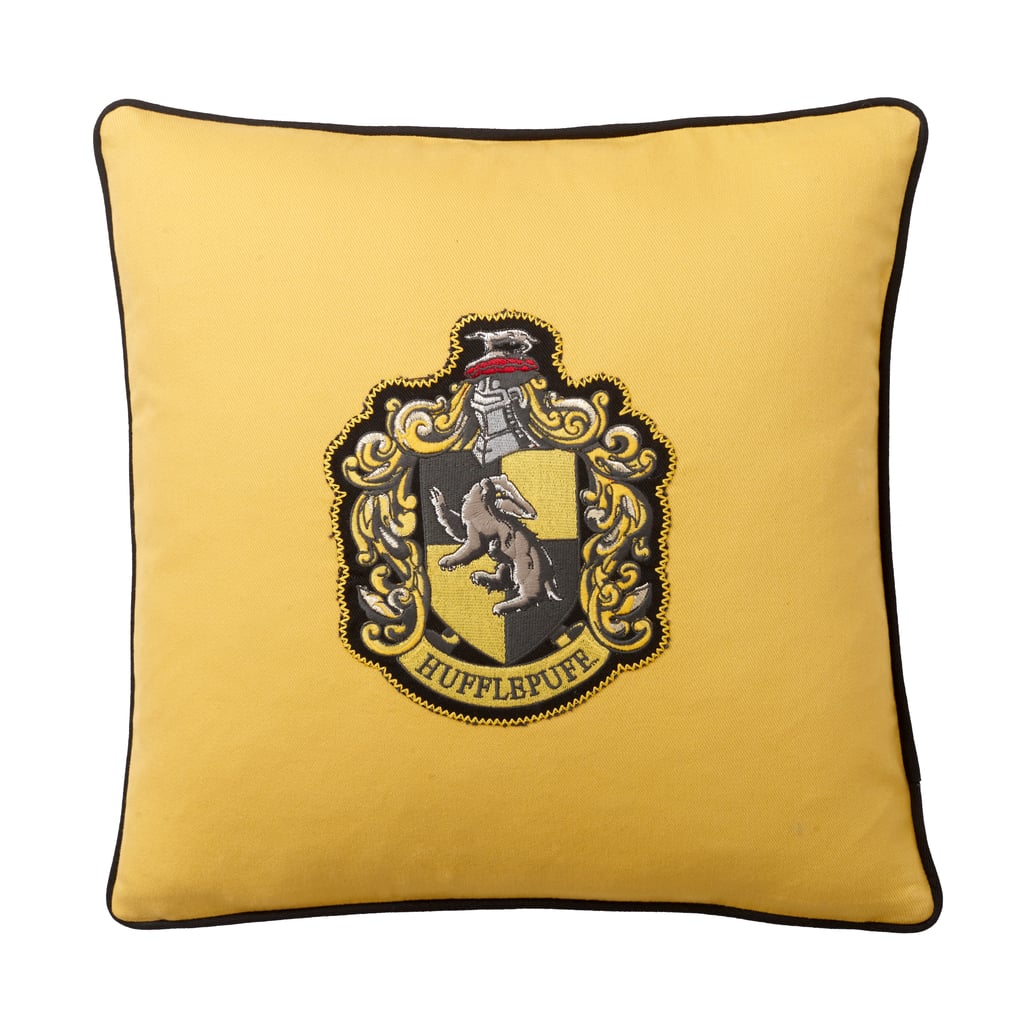 Hufflepuff Crest Throw Pillow ($40)