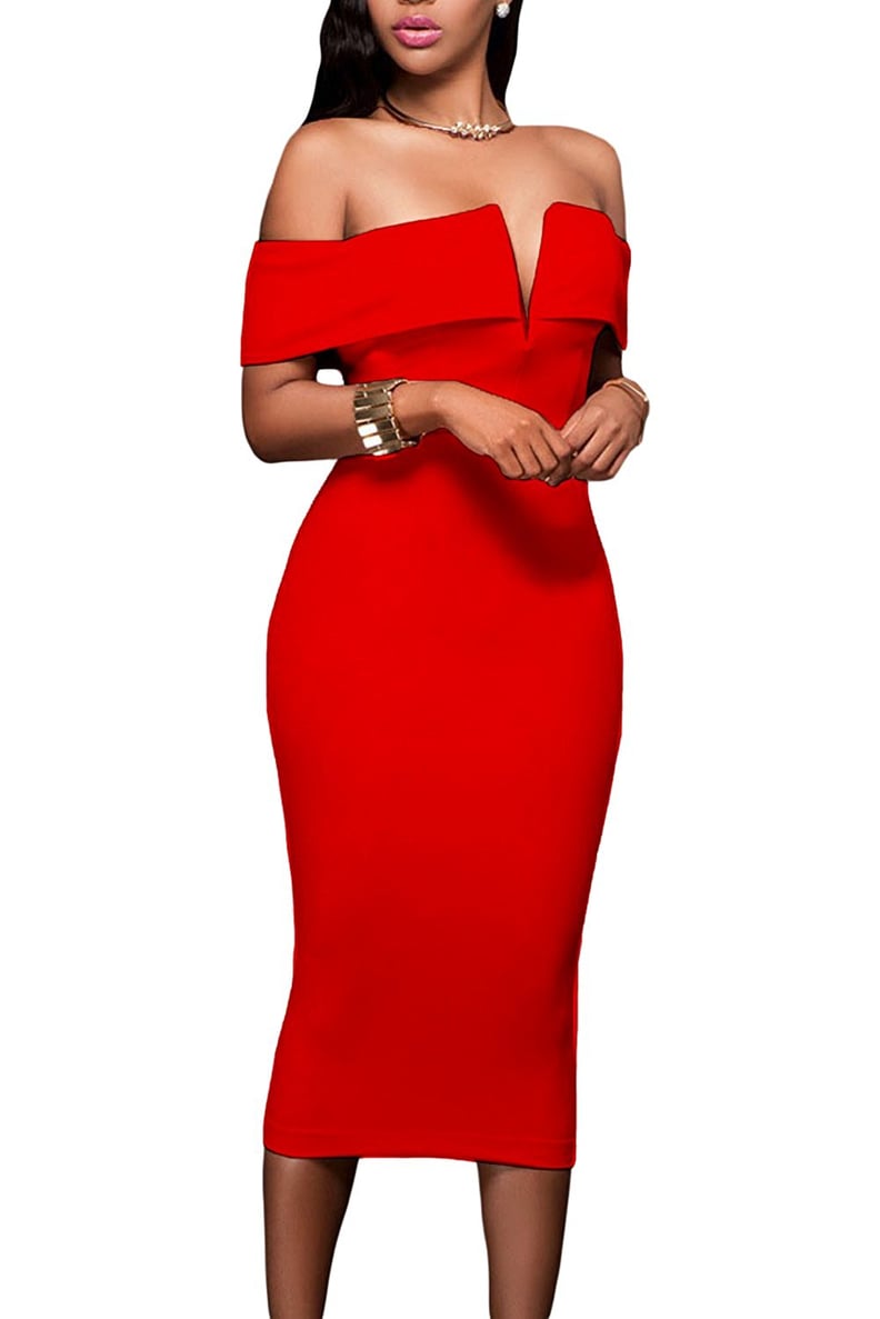 Alvaq Red Dress
