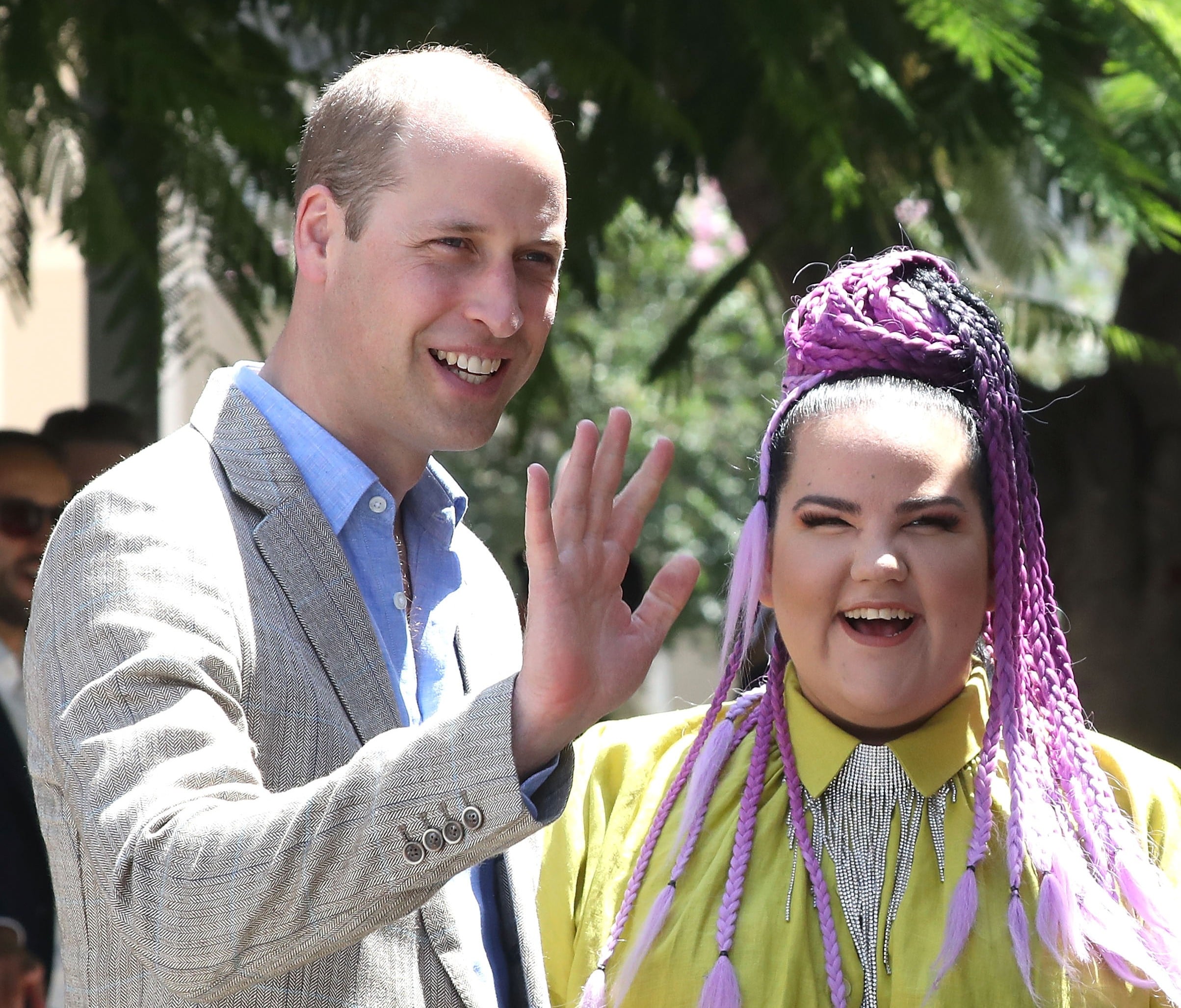 Prince William Meeting Eurovision Winner, Netta Barzilai | POPSUGAR ...