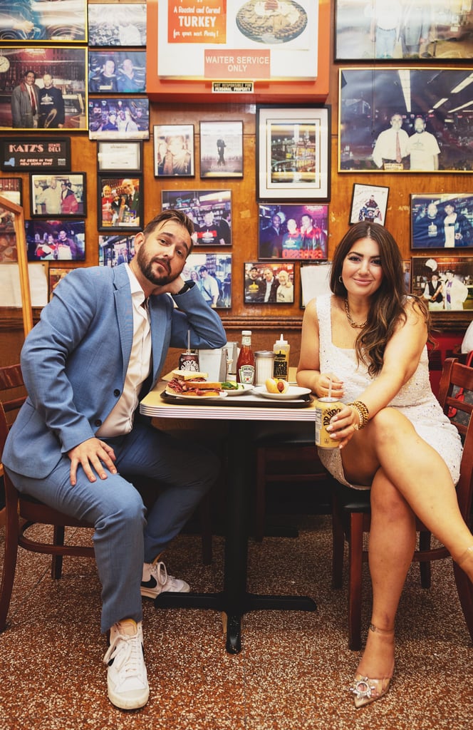 See This Couple's Engagement Shoot at Katz's Deli in NYC
