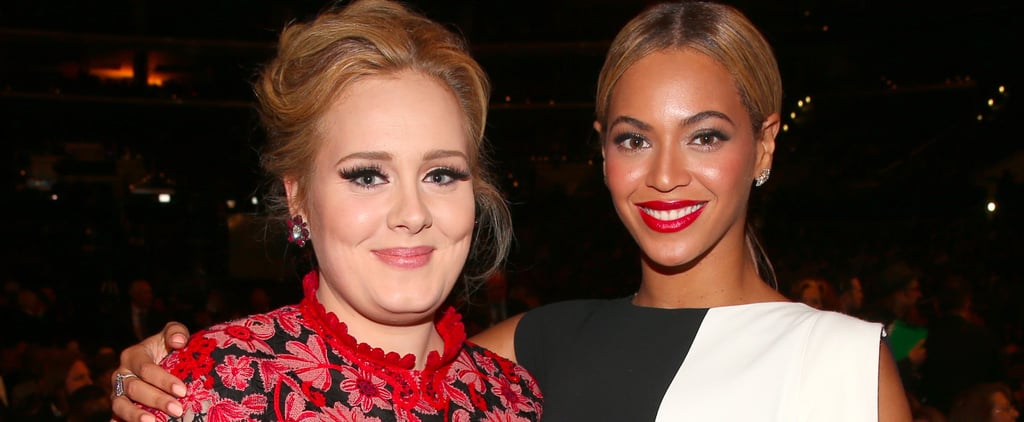 Beyonce and Adele Performing at the 2017 Grammys