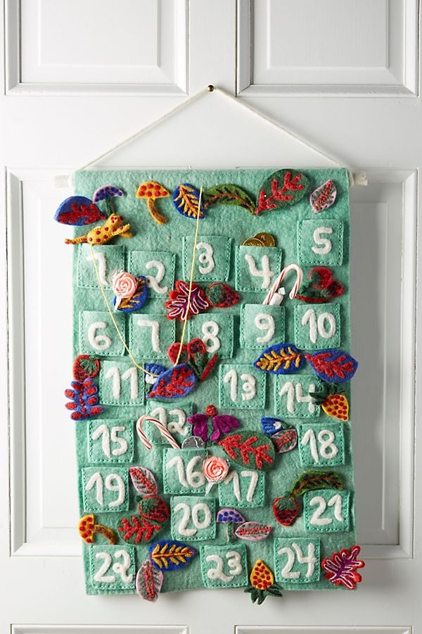 Felted Forest Advent Calendar Anthropologie Holiday Decorations 2018