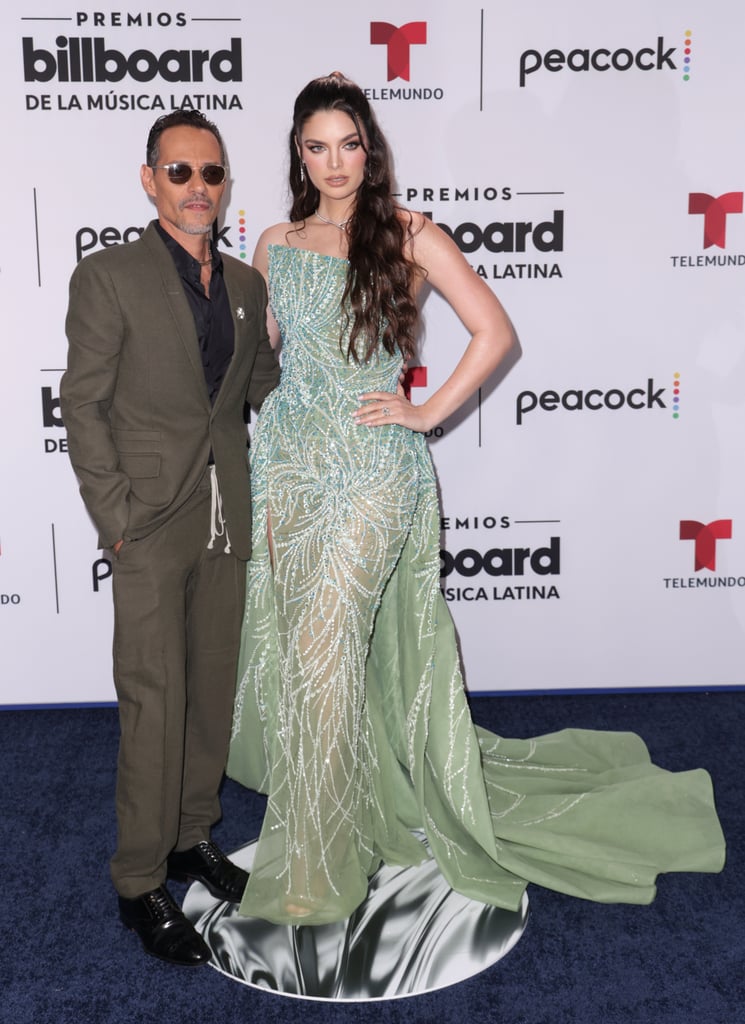Marc Anthony and Nadia Ferreira at the 2023 Billboard Latin Music Awards
