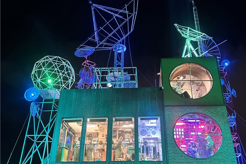 Coachella art installation hippos