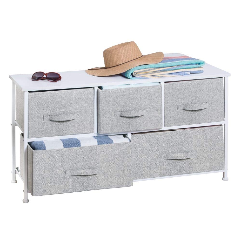 mDesign Extra Wide Storage Dresser