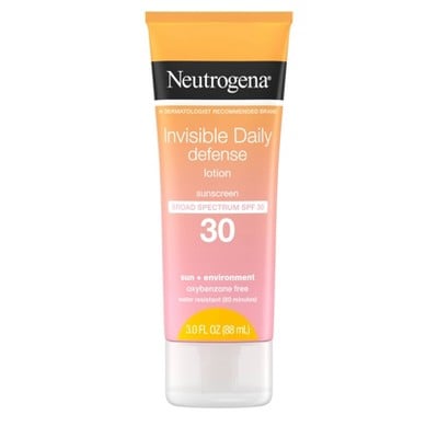 Neutrogena Invisible Daily Defence Sunscreen Lotion