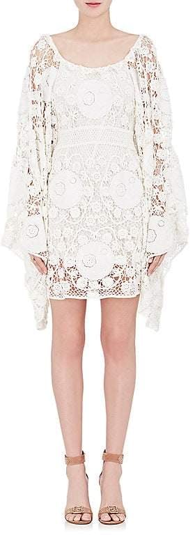 Chloé Women's Cotton Crochet Off-the-Shoulder Dress