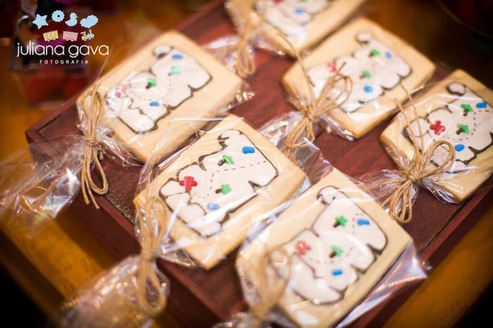 Buried Treasure Map Cookies