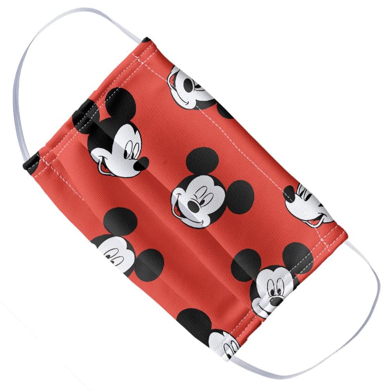 Mickey Mouse Heads Pattern Cloth Face Mask