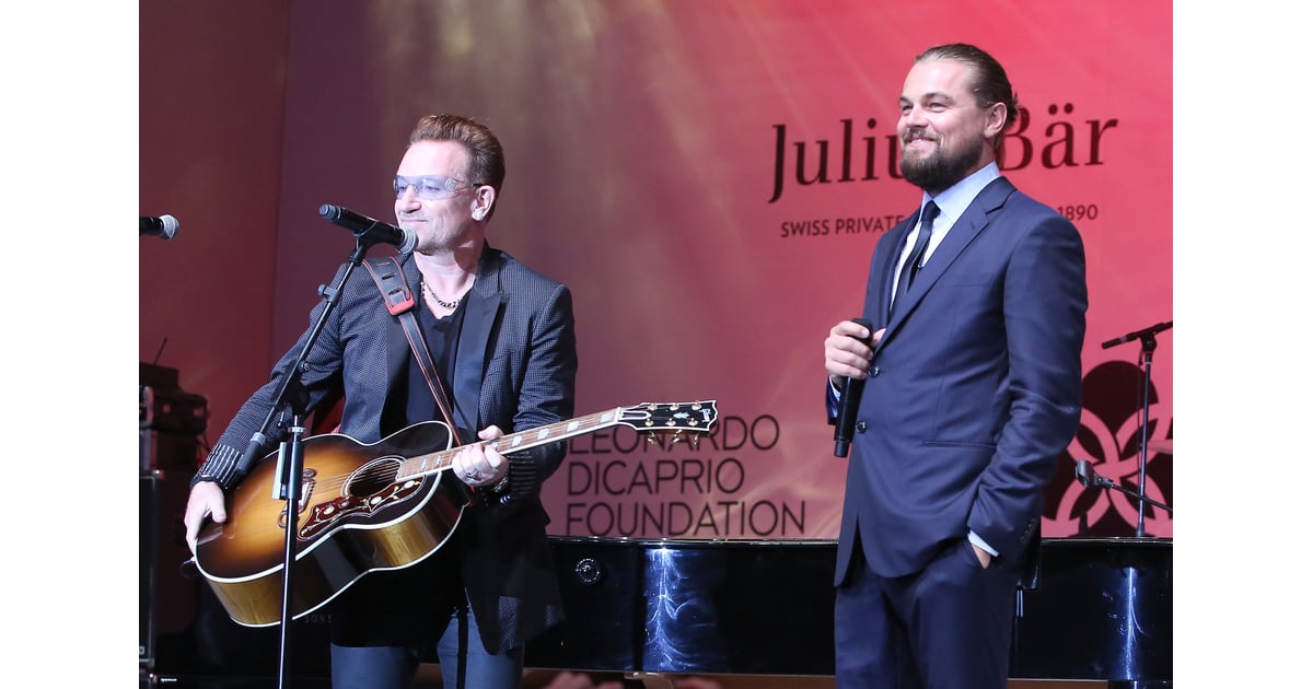 Leonardo DiCaprio smiled at his foundation's gala in Saint-Tropez