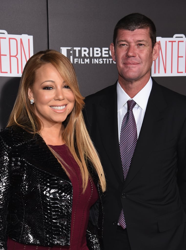 Mariah Carey and James Packer Attend The Intern Premiere