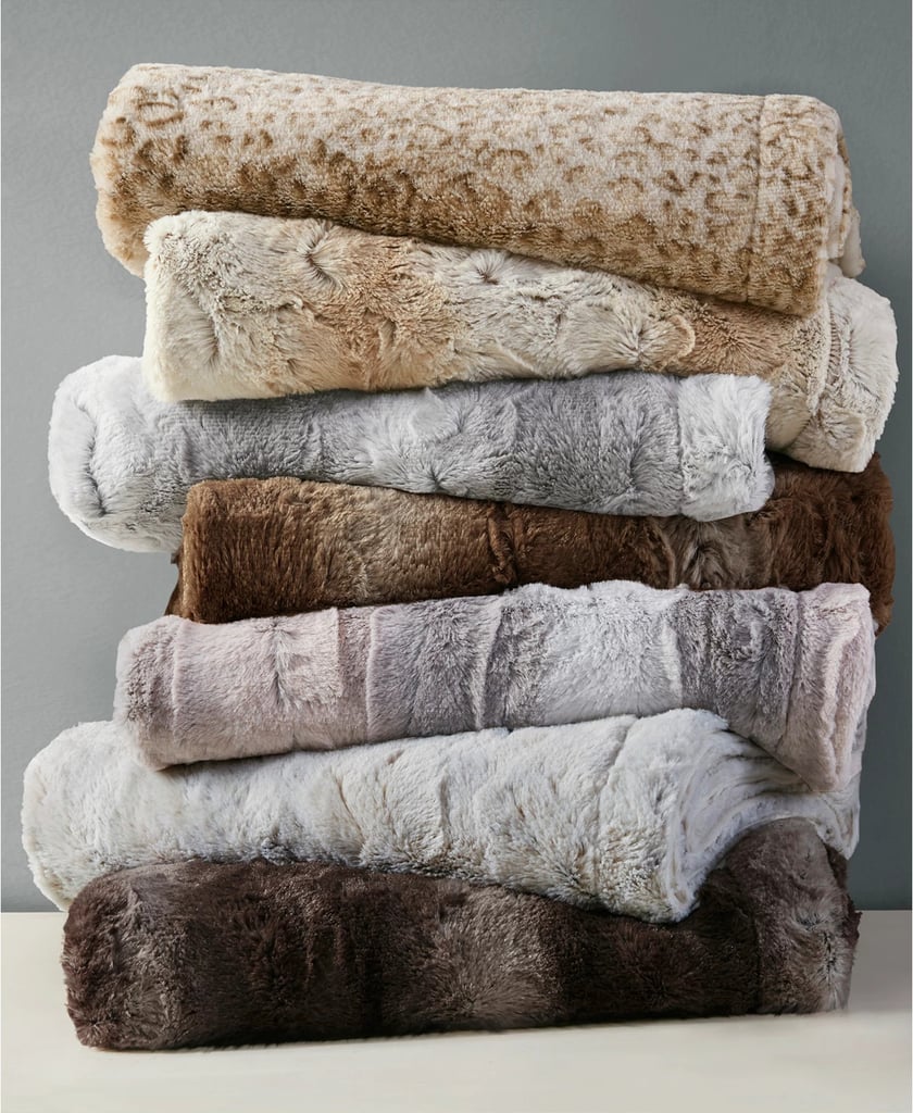 For Cosy Vibes: Madison Park Zuri Reversible Faux-Fur Throw
