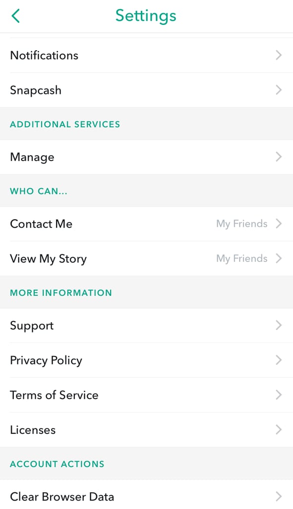 In your settings, scroll down to the Who Can . . . section.