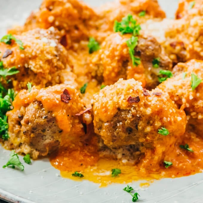 Keto Beef Meatballs