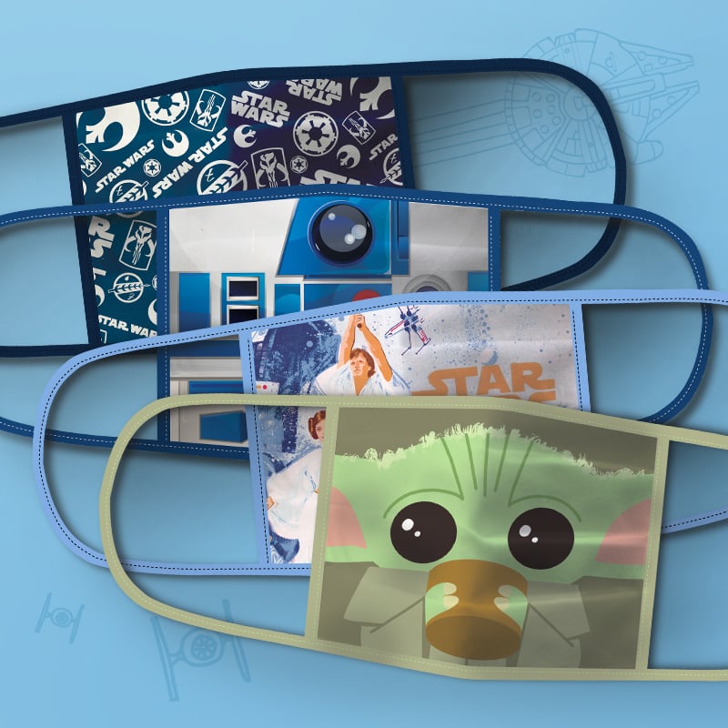 Star Wars Cloth Face Masks Shop Disney's New KidFriendly Cloth Face