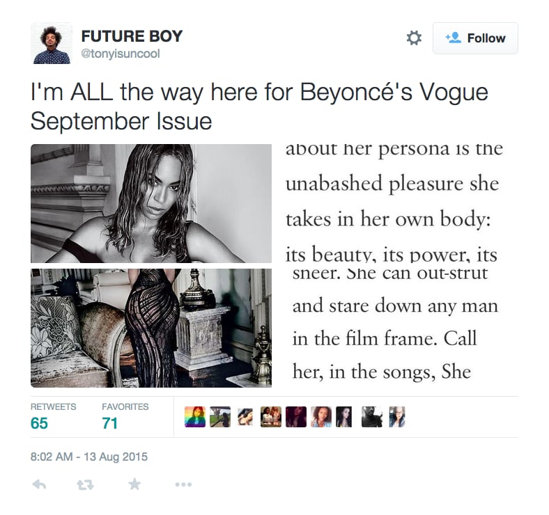 Internet Reactions to Beyonce's Vogue Cover 2015