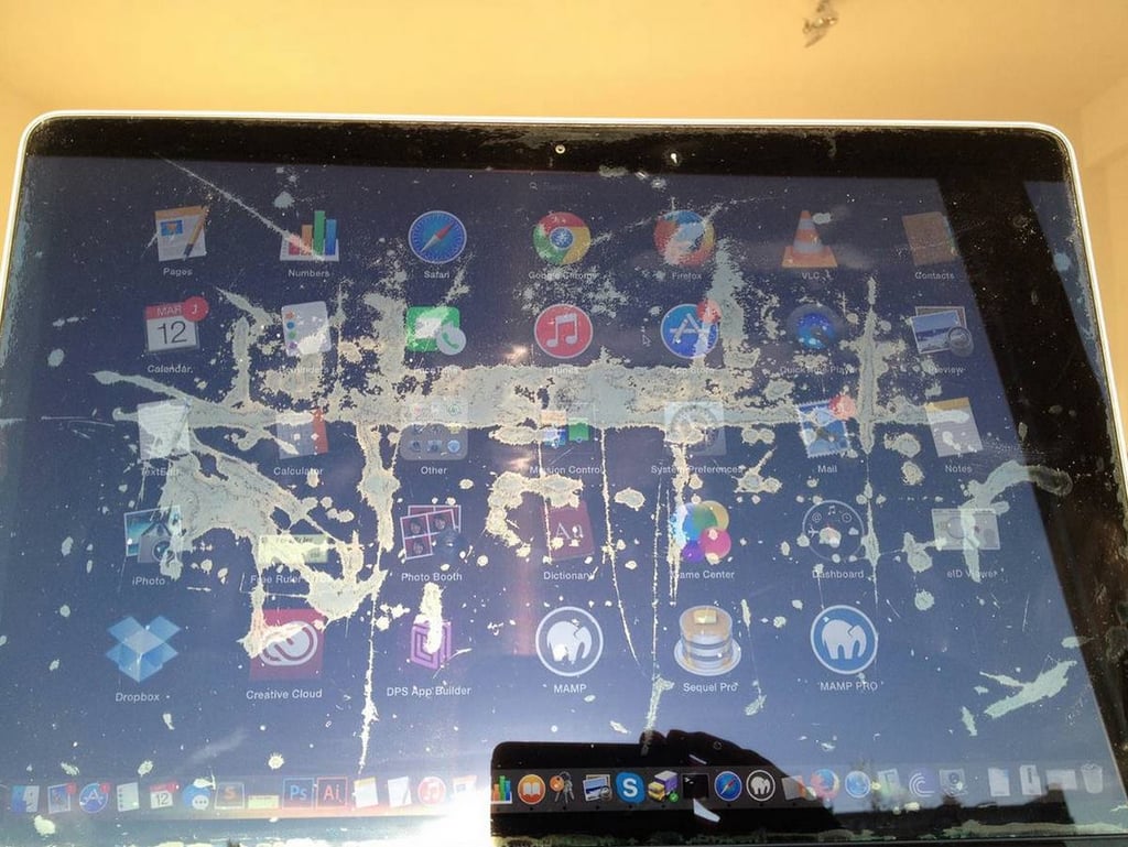 Macbook Retina Stain