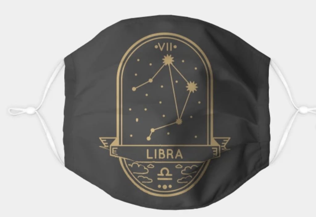 Libra Gold Sigil Mask