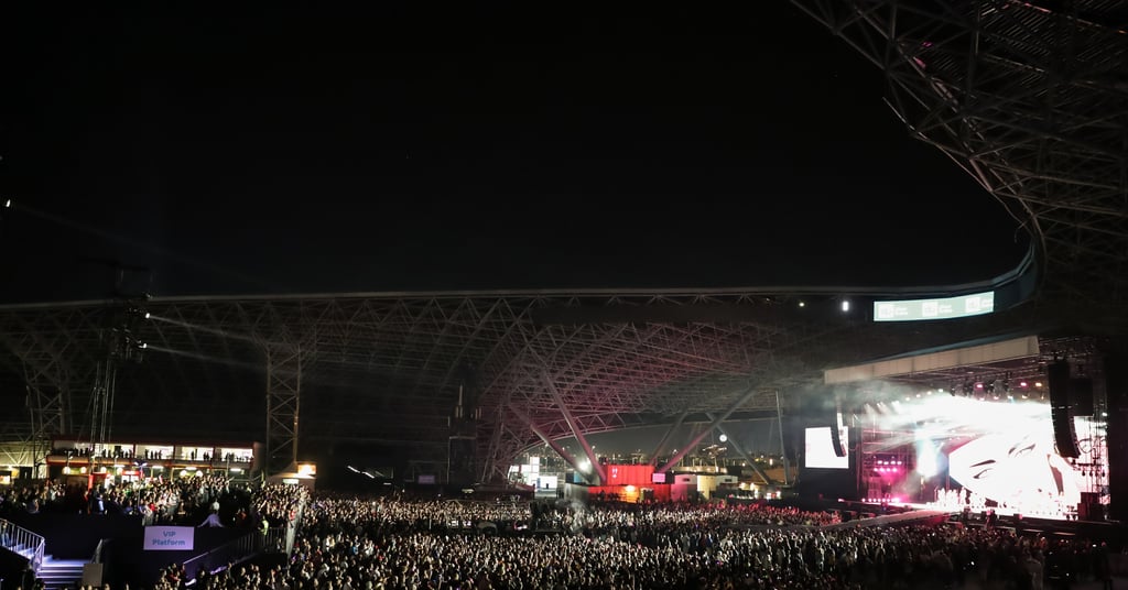 Katy Perry Celebrates New Year's in Abu Dhabi