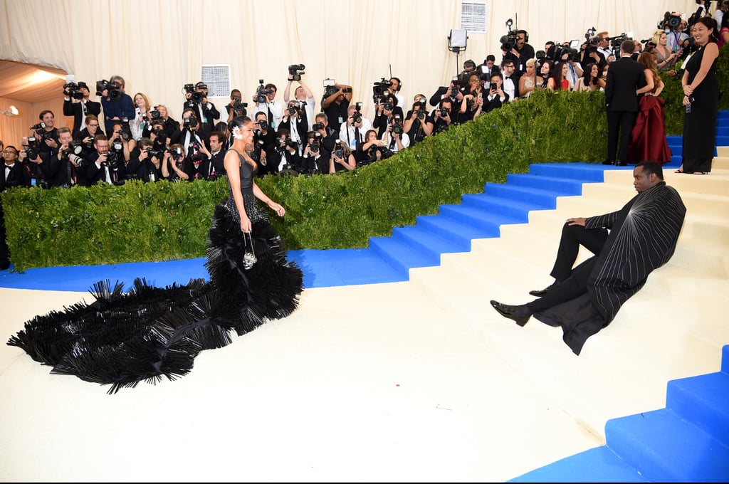 Diddy and Cassie at the 2017 Met Gala