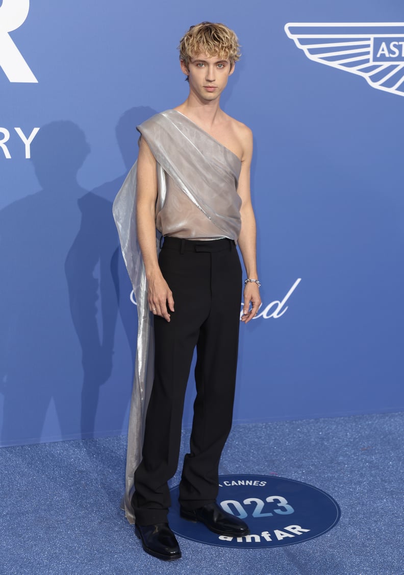 Troye Sivan at the amfAR Cannes Gala 2023