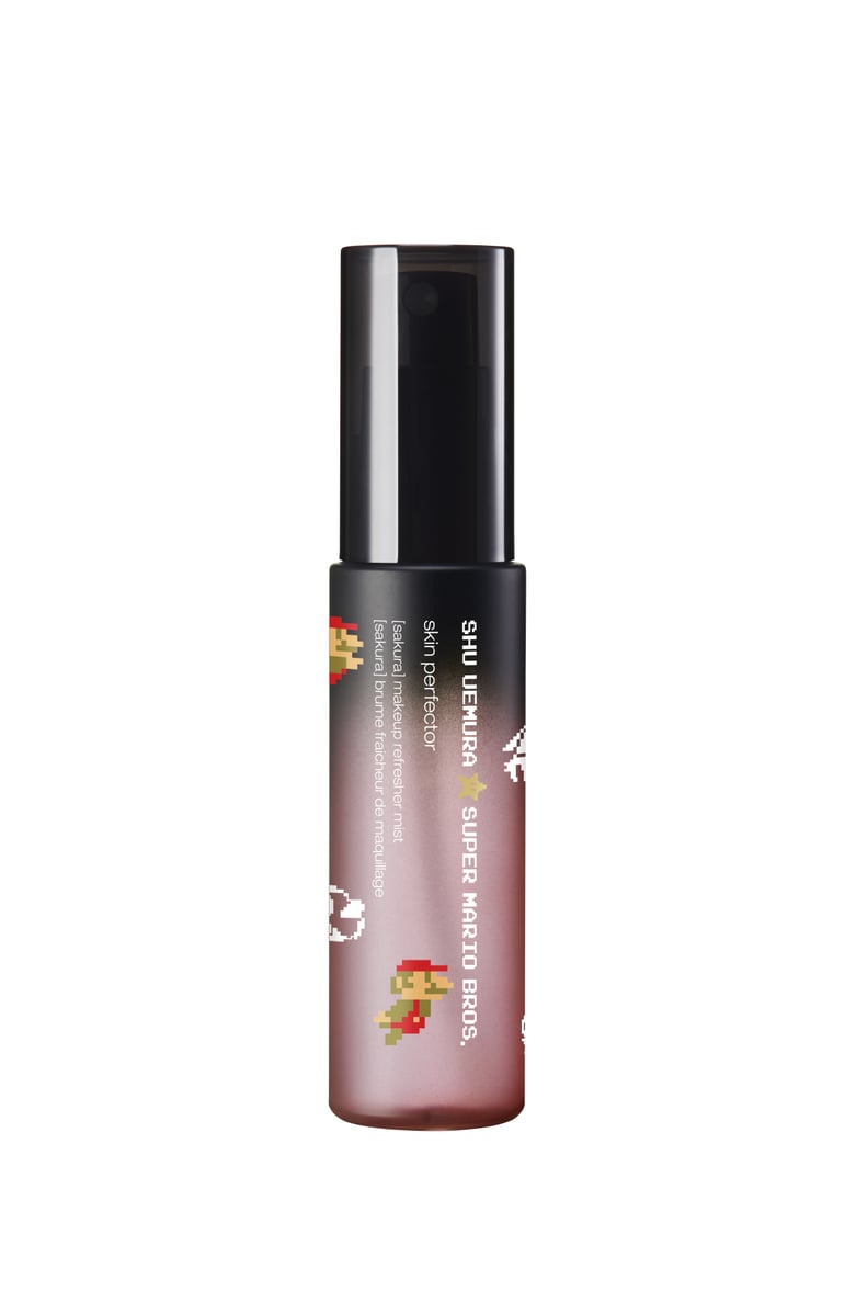 Shu Uemura x Super Mario Bros Skin Perfector Makeup Refresher Mist in Sakura, $39