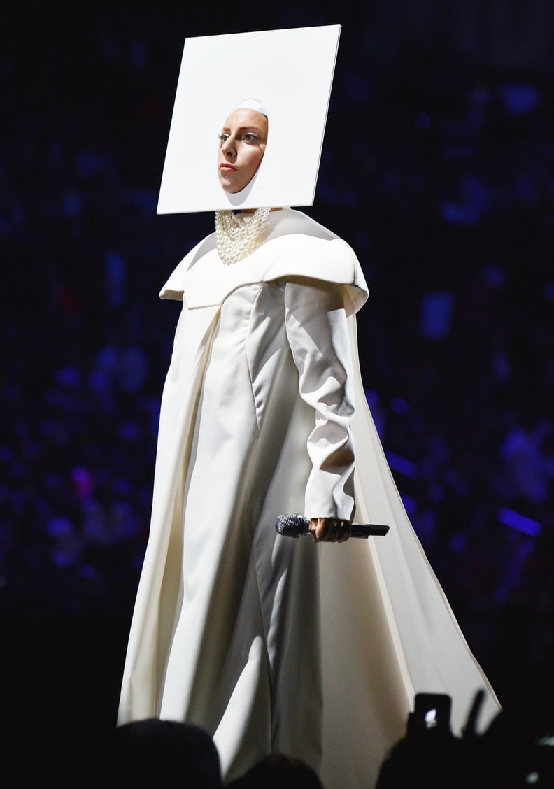 2013: Lady Gaga Donned Some Interesting Outfits For Her "Applause" Performance