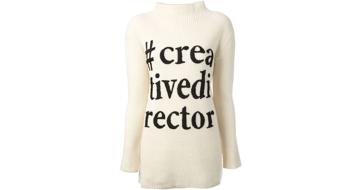 Moschino Cheap & Chic "#CreativeDirector" Sweater | Sweaters and