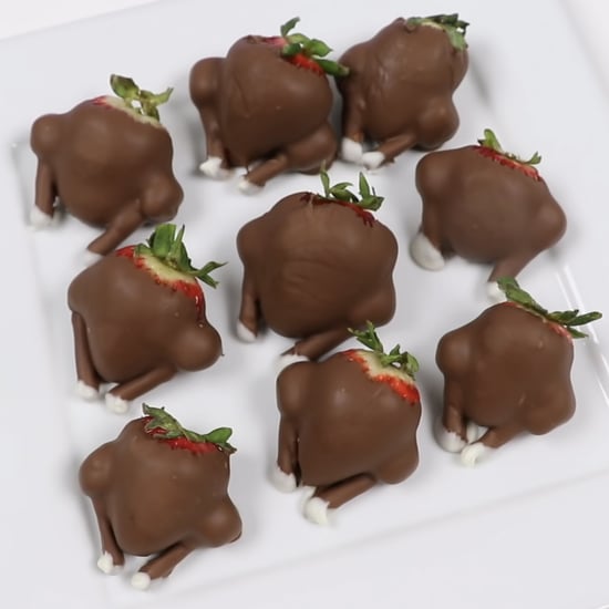 Chocolate Covered Strawberry Turkeys Thanksgiving Recipe